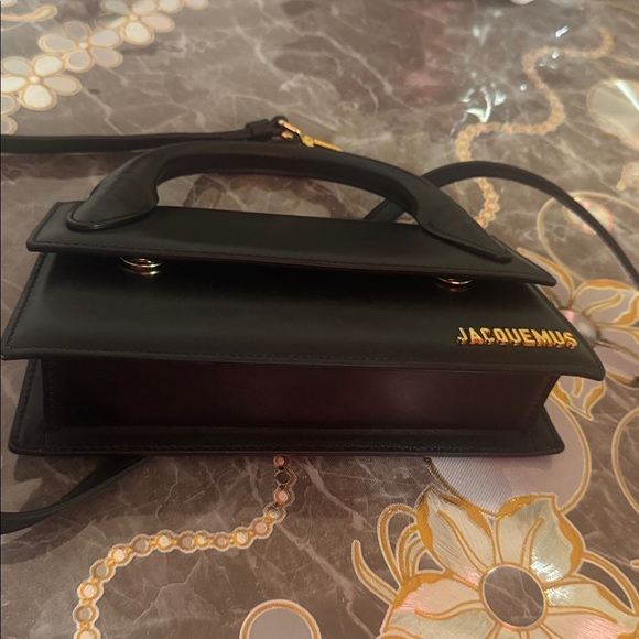 Jacquemus Black Mini Bag with Gold Accents - Picture 11 of 11